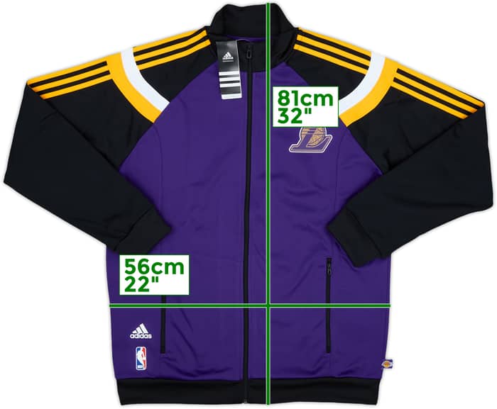 2013-14 LA Lakers adidas Track Jacket (L)