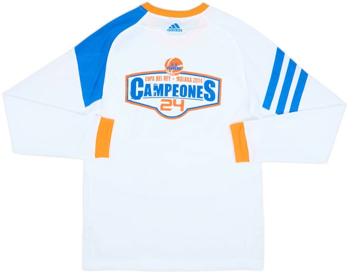 2014 Real Madrid Baloncesto Copa Del Rey Champions adidas L/S Training Tee (M)