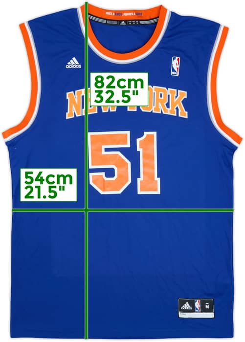 2013-14 New York Knicks World Peace #51 adidas Away Jersey - 5/10 - (M)