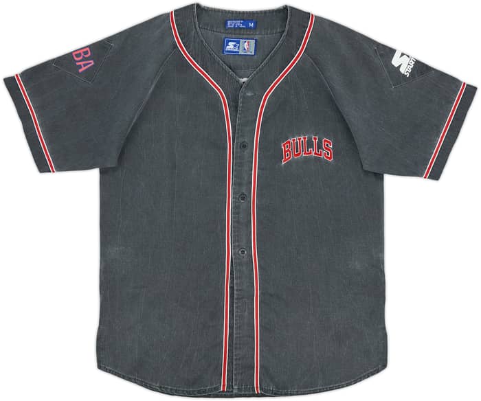 1990s Chicago Bulls Starter Baseball Jersey - 6/10 - (M)