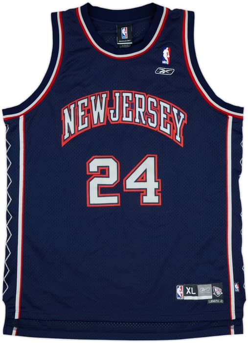 2004-06 New Jersey Nets Jefferson #24 Reebok Swingman Away Jersey - 8/10 - (XL)