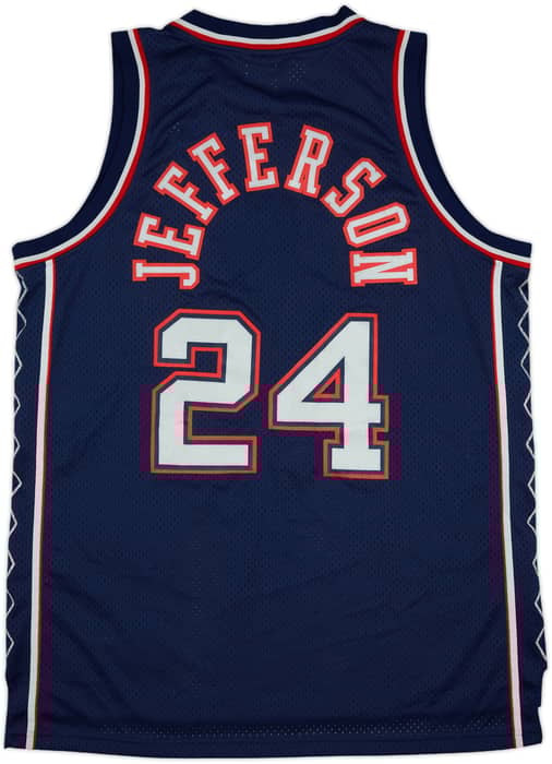 2004-06 New Jersey Nets Jefferson #24 Reebok Swingman Away Jersey - 8/10 - (XL)