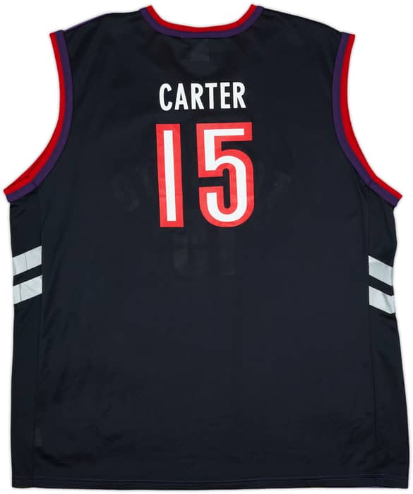 1999-02 Toronto Raptors Carter #15 Champion Away Jersey - 8/10 - (XL)