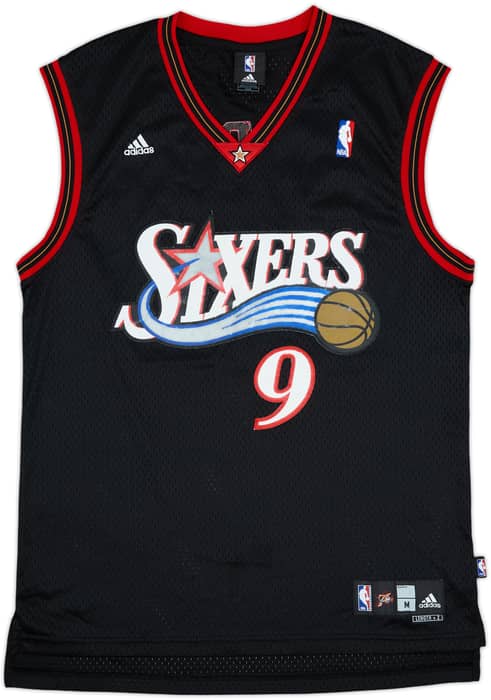 2006-07 Philadelphia 76ers Iguodala #9 adidas Swingman Away Jersey - 6/10 - (M)