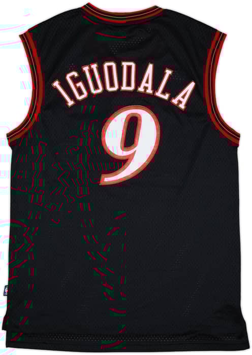 2006-07 Philadelphia 76ers Iguodala #9 adidas Swingman Away Jersey - 6/10 - (M)