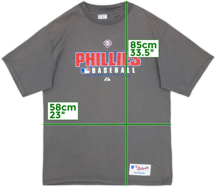 2009 Philadelphia Phillies Majestic Tee - 9/10 - (L)