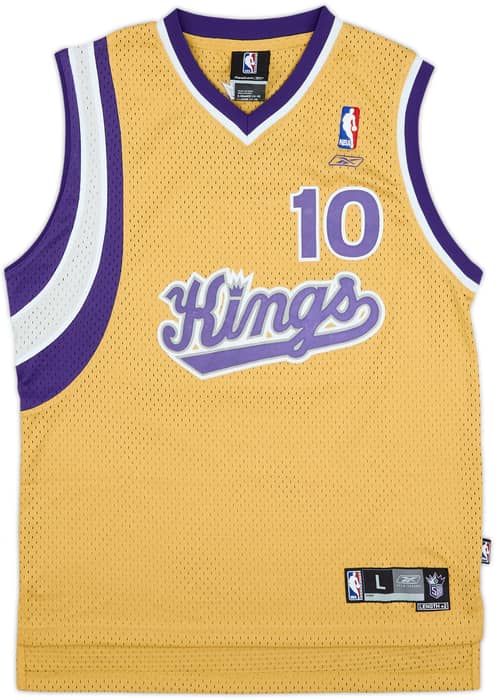 2005-06 Sacramento Kings Bibby #10 Reebok Swingman Alternate Jersey - 8/10 - (L.Boys)