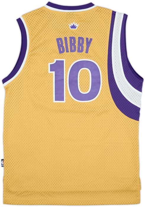 2005-06 Sacramento Kings Bibby #10 Reebok Swingman Alternate Jersey - 8/10 - (L.Boys)