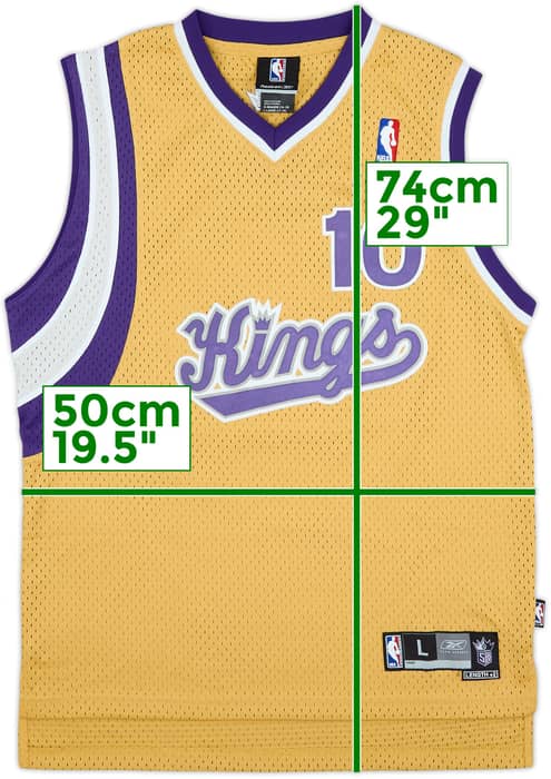 2005-06 Sacramento Kings Bibby #10 Reebok Swingman Alternate Jersey - 8/10 - (L.Boys)