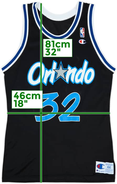 1992-94 Orlando Magic O'Neal #32 Champion Away Jersey - 9/10 - (L)