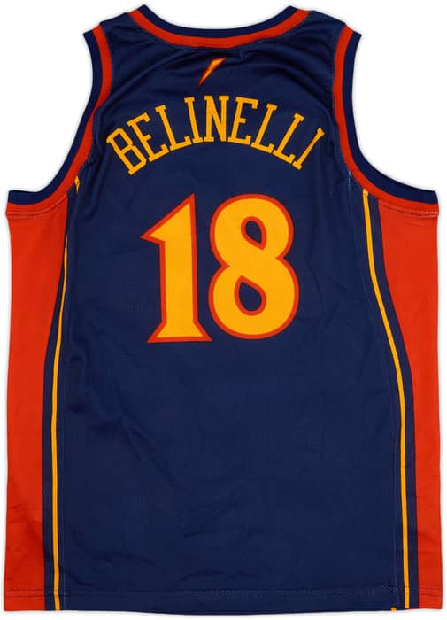 2007-09 Golden State Warriors Belinelli #18 Champion Away Jersey - 9/10 - (S)