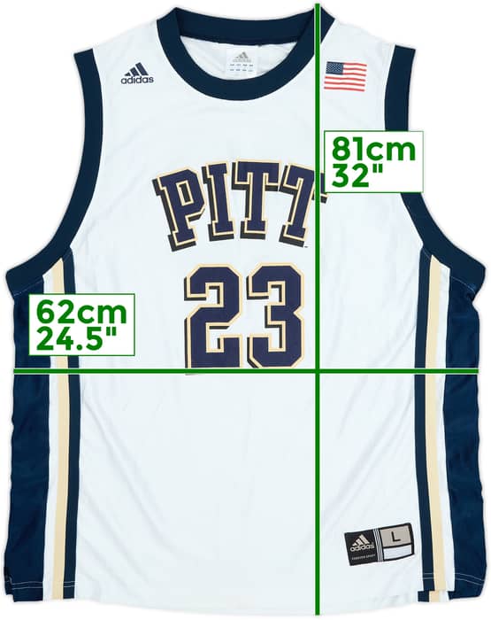 2005-06 Pittsburgh Panthers Young #23 adidas Home Jersey - 9/10 - (L)