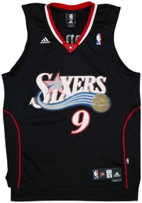 2007-09 Philadelphia 76ers Iguodala #9 adidas Swingman Away Jersey - 5/10 - (S)