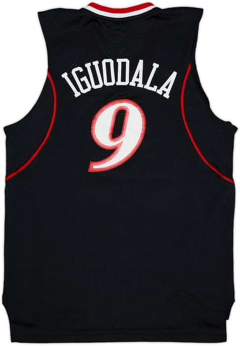 2007-09 Philadelphia 76ers Iguodala #9 adidas Swingman Away Jersey - 5/10 - (S)