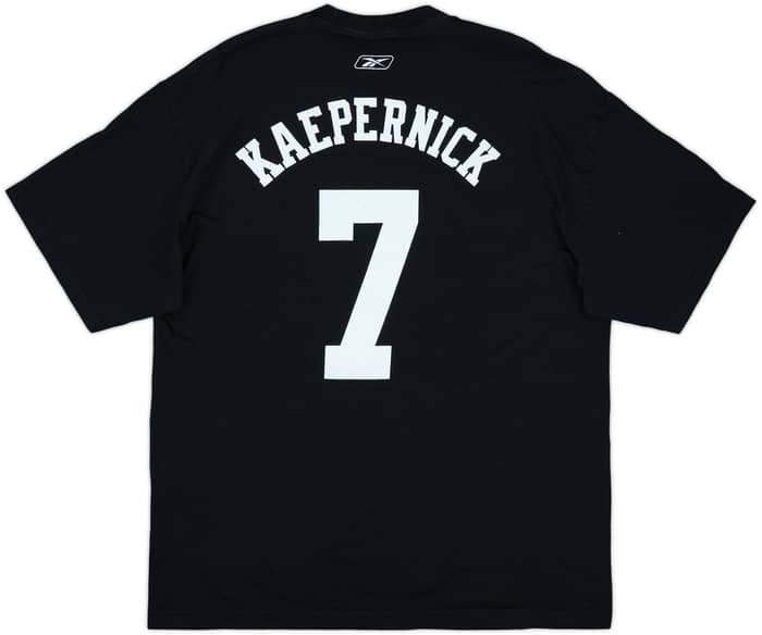 2011 San Francisco 49ers Kaepernick #7 Reebok Tee - 8/10 - (XL)