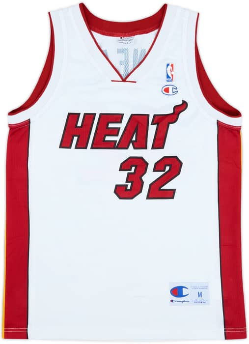 2004-07 Miami Heat O'Neal #32 Champion Home Jersey - 9/10 - (M)