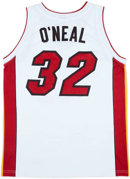 2004-07 Miami Heat O'Neal #32 Champion Home Jersey - 9/10 - (M)