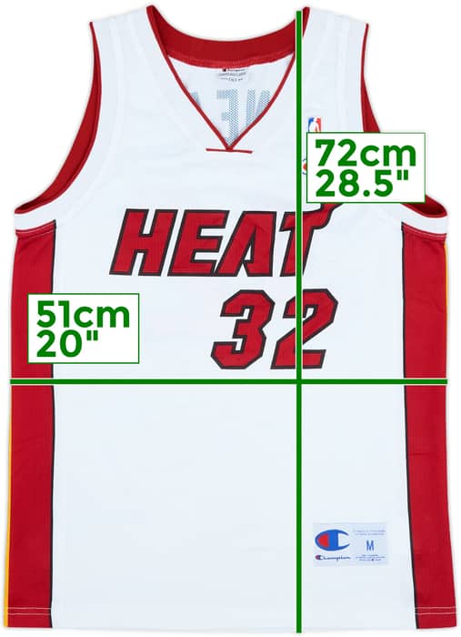 2004-07 Miami Heat O'Neal #32 Champion Home Jersey - 9/10 - (M)