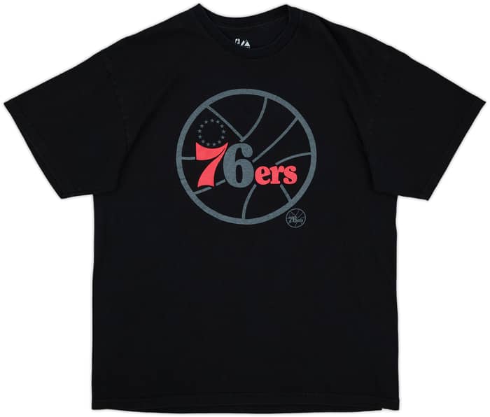 2012-13 Philadelphia 76ers Bynum #33 Majestic Tee - 6/10 - (XL)