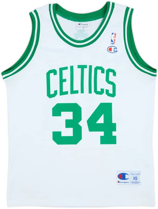 2006-10 Boston Celtics Pierce #34 Champion Home Jersey - 7/10 - (XS)
