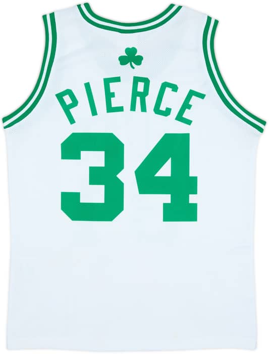 2006-10 Boston Celtics Pierce #34 Champion Home Jersey - 7/10 - (XS)