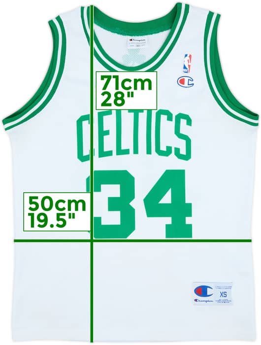 2006-10 Boston Celtics Pierce #34 Champion Home Jersey - 7/10 - (XS)