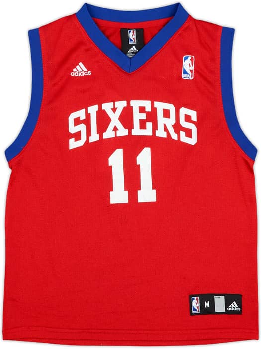 2009-10 Philadelphia 76ers Holiday #11 adidas Away Jersey - 9/10 - (M.Boys)