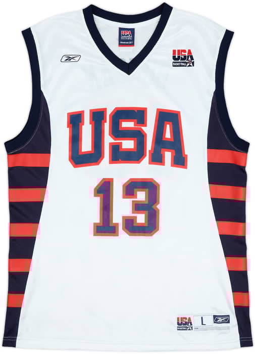 2004 USA Duncan #13 Reebok Home Jersey - 9/10 - (L)