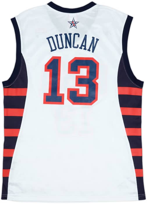 2004 USA Duncan #13 Reebok Home Jersey - 9/10 - (L)
