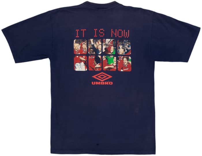 1999 Manchester United Umbro Graphic Tee - 7/10 - (L)