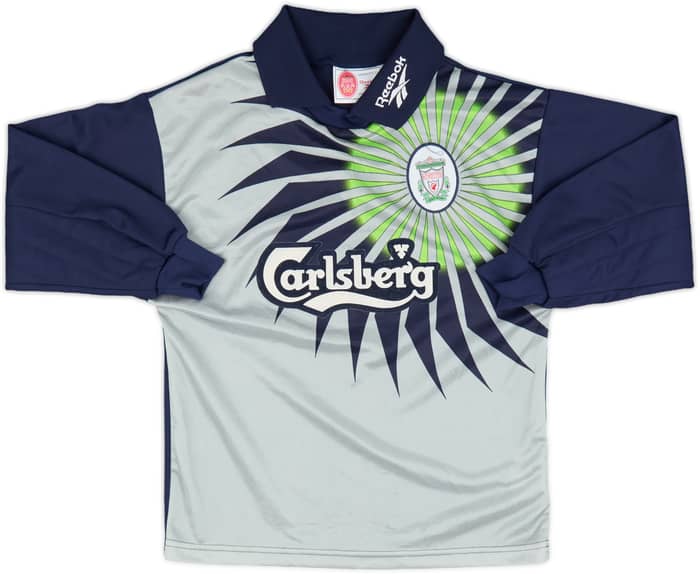 1997-98 Liverpool GK Shirt - 8/10 - (M.Boys)