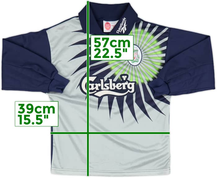 1997-98 Liverpool GK Shirt - 8/10 - (M.Boys)