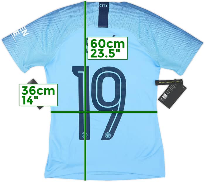 2018-19 Manchester City Home Shirt Sane #19 (Women's XS)