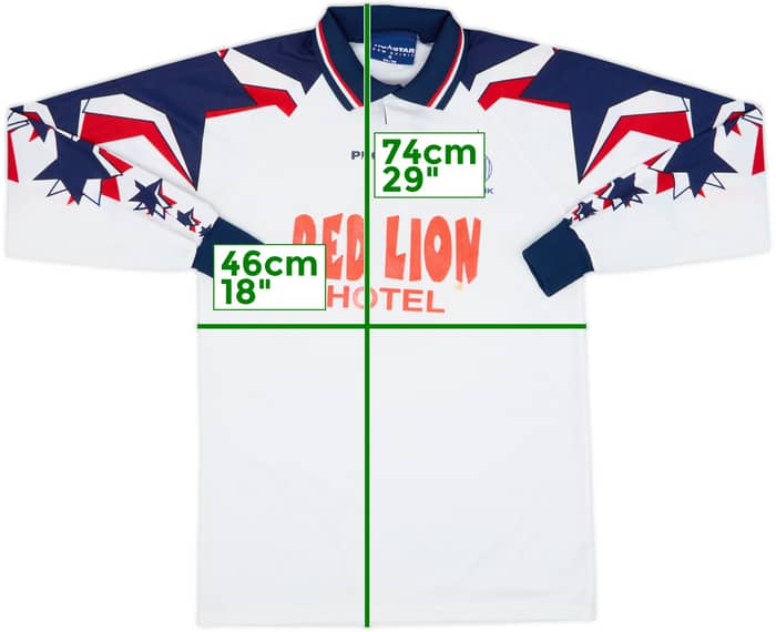 1995-96 Falkirk Youth Match Issue Away L/S Shirt #3