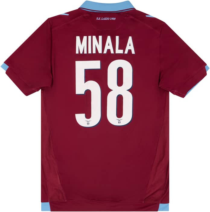 2014-15 Lazio Match Issue Third Shirt Minala #58