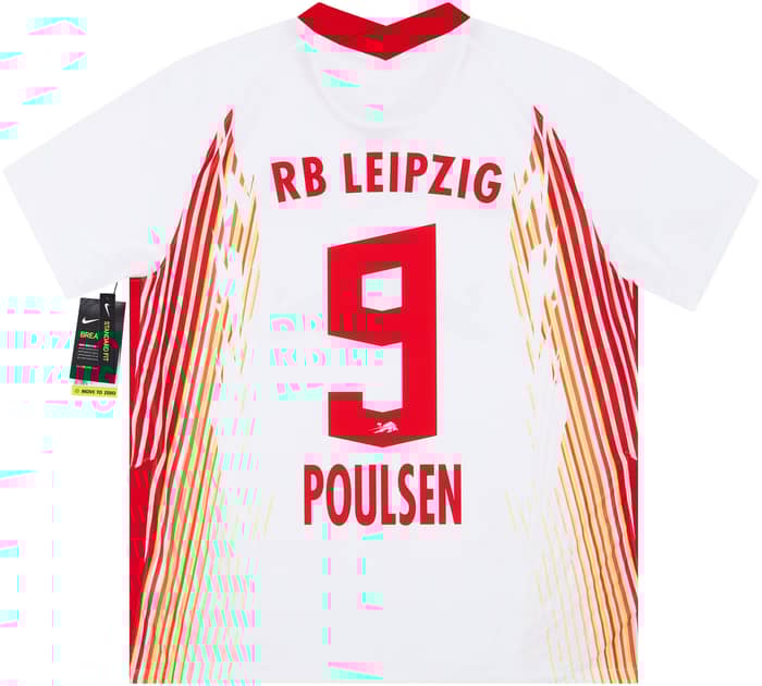 2020-21 RB Leipzig Home Shirt Poulsen #9