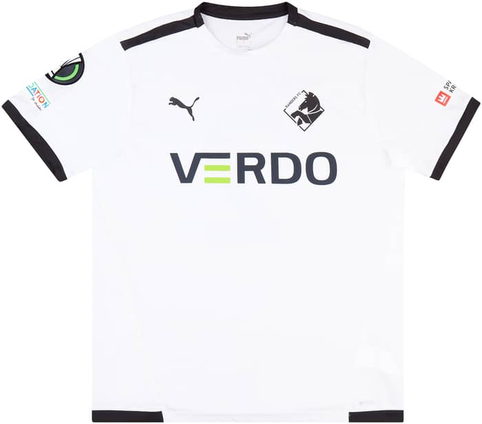 2021-22 Randers FC Match Issue Conference League Away Shirt Graves #2 (v Leicester)