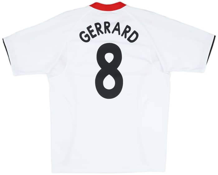 2005-06 Liverpool Away Shirt Gerrard #8