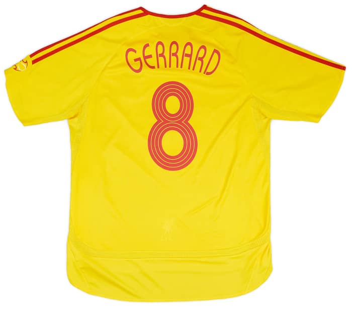 2006-07 Liverpool Away Shirt Gerrard #8