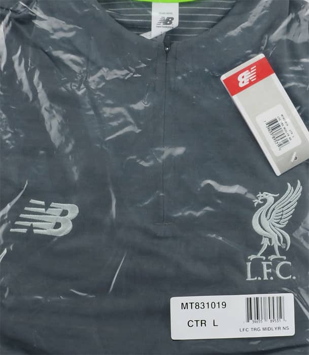 2018-19 Liverpool New Balance 1/2 Zip Training Top - NEW