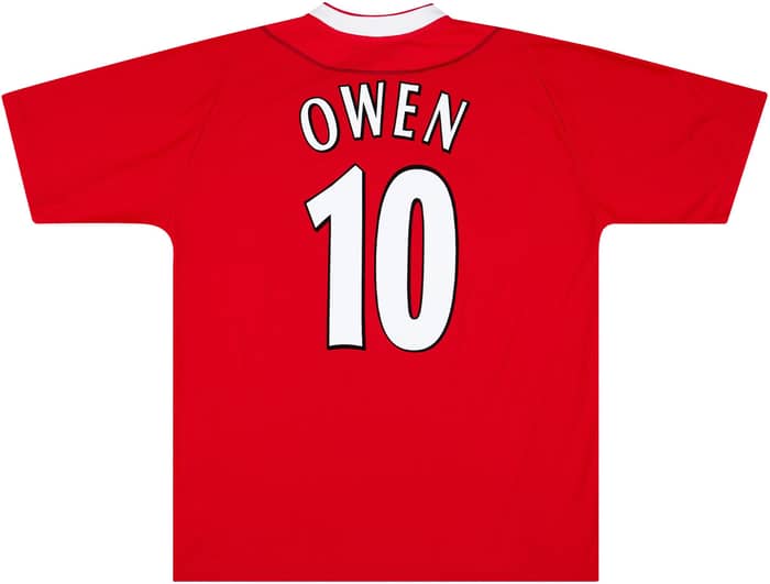 2002-04 Liverpool Home Shirt Owen #10 - 8/10 - (S)