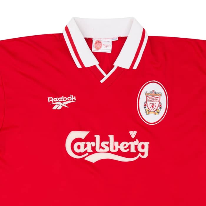 1996-98 Liverpool Home Shirt Fowler #9 - 6/10 - (S)