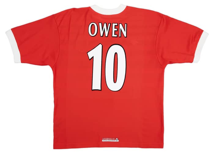 1998-00 Liverpool Home Shirt Owen #10 - 8/10 - (S)