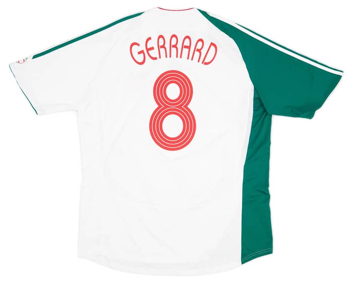 2006-07 Liverpool Third Shirt Gerrard #8 - 6/10 - (S)