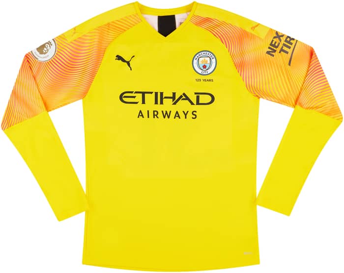 2019-20 Manchester City Match Issue GK Shirt Ederson M. #31