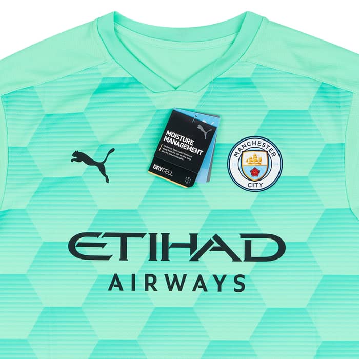 2020-21 Manchester City Player Issue GK Away Shirt Ederson M. #31
