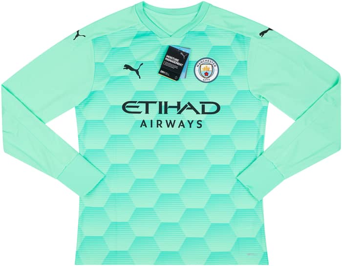 2020-21 Manchester City Player Issue GK Away Shirt Ederson M. #31