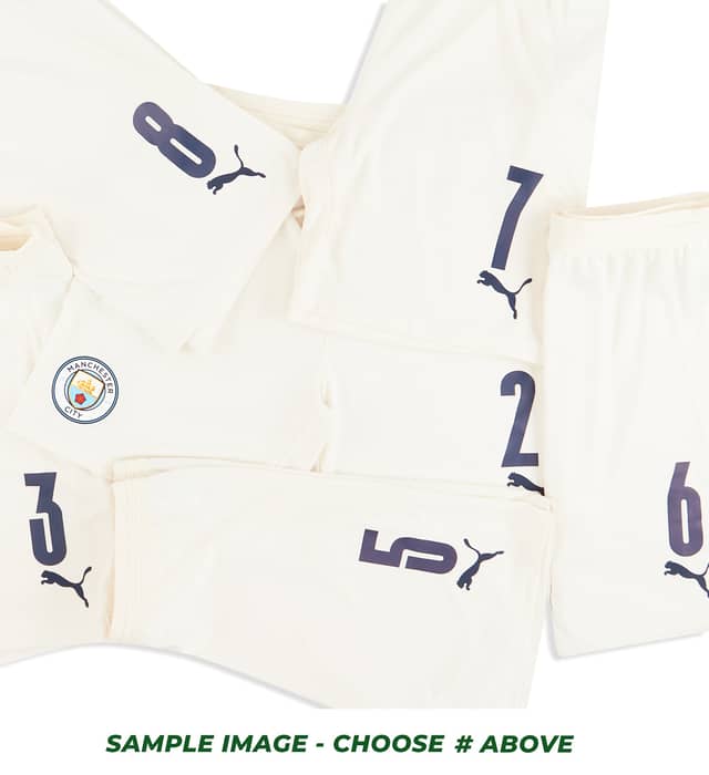 2020-21 Manchester City Match Issue Third Change Shorts # (Excellent) M