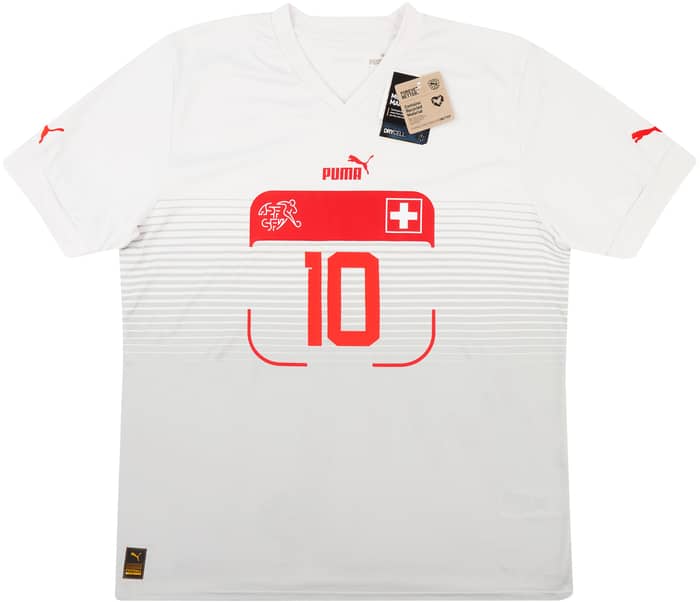 2022-23 Switzerland Away Shirt Xhaka #10