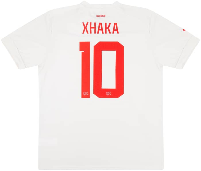 2022-23 Switzerland Away Shirt Xhaka #10